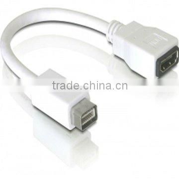 high definition mini diaplayport male to hdmi female adapter / converter cable