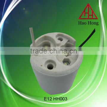 HAO HONG E12 HH003 procelain lampholder/lamp base/lamp socket