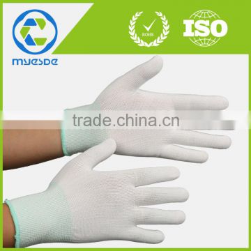 XL non-dust knitted gloves for industry
