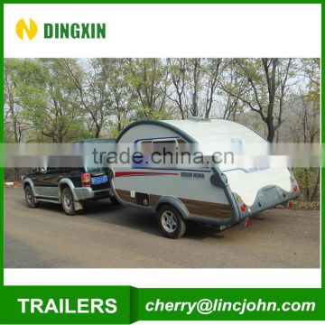 Teardrop outdoor travel camping trailer