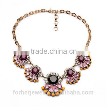 Hot selling fashion handmade chunky pearl necklaces SKA4705