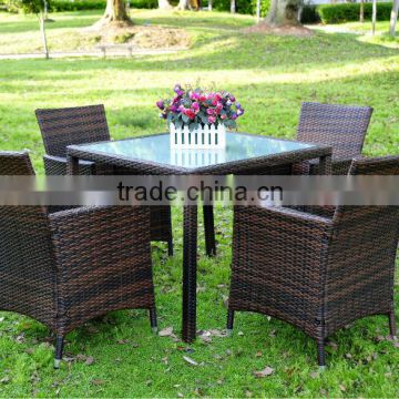AN927 5pcs rattan garden dining setgarden ridge outdoor furniture Of Hot Sale And High Quanlity