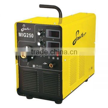 MIG250 igbt inverter co2 mig welding machine