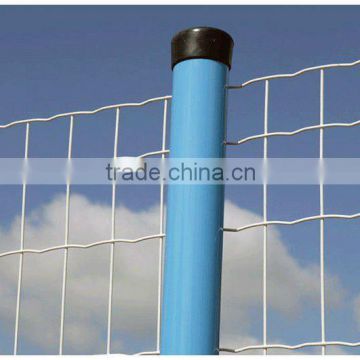 white pvc coated welded wire mesh fence / euro fence