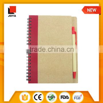 Promotioal Gift Notebook with Pen with different colors