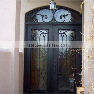 cheap wrought iron gates wrought iron Door China manufacture