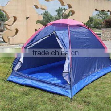 Single layer silver coated camping tent for 2 persons