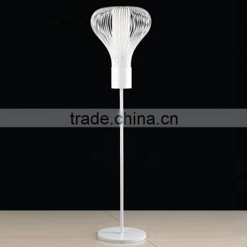 Fashion decorative floor lamp and cloth cover the cage floor lamps