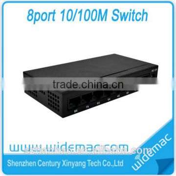 Mini Desktop 8 Ports 10/100M Ethernet switch/ Small Network Switch/Portable Switch for Soho