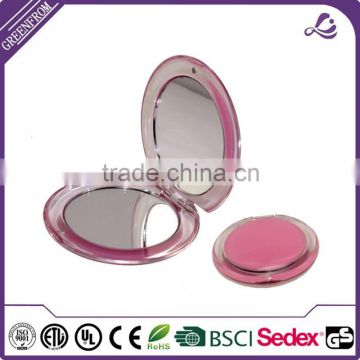 New design round double sides magnifying of mirror round double sides magnifying circle mirror