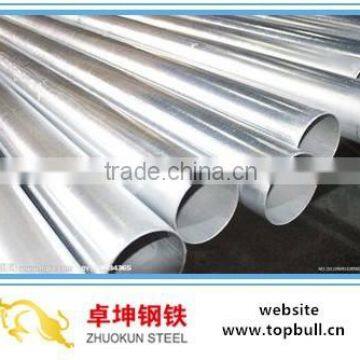 Structure Steel Pipes with Zinc Coating from chinese factory