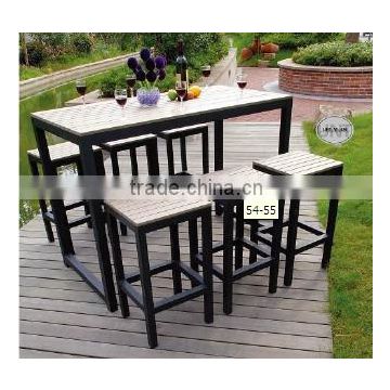 Outdoor garden furniture bar chair table for Backyard