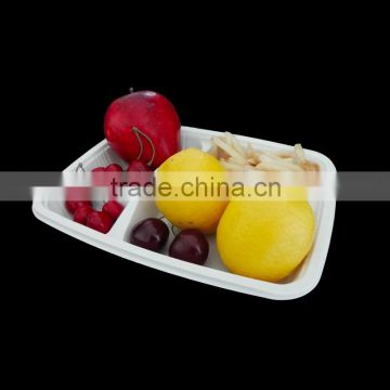 Tableware Type Corn Starch Material disposable corn starch custom food tray