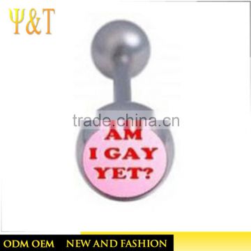 2016 Latest stainless steel body piercing navel rings gay pride jewelry from china suppliers