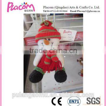 New Design Cute Plush Snowman Toys for Xmas with cute hat