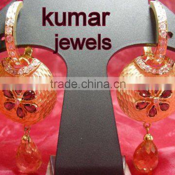 athnic gold plated earring