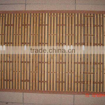 brown wearable disposable bamboo mat