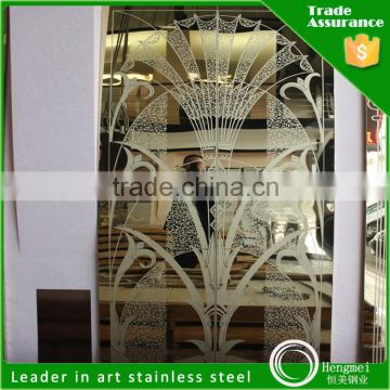 High Demand Products Mirror Etching Stainless Steel Sheet for Lifts Elevator