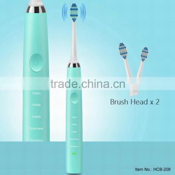 2016 Newest rechargeable electric toothbrush Rechargeable with Refill toothbrush Head manufacturer HCB-208