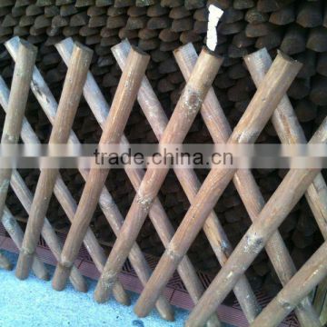 Folded Trellis Wood Fence Fencing Screen