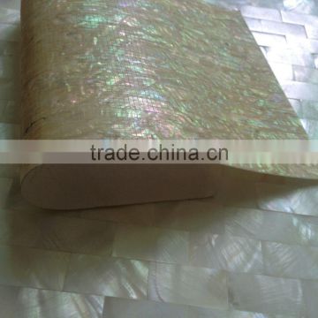 Japanese abalone /paua shell flexible wall paper