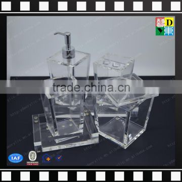 China bathroom accessories cheap 6 pcs acrylic bathroom accessory sets from shenzhen yidong