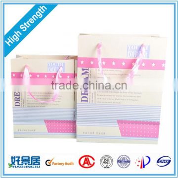 Hot Sale Customized Paper Bag / High quality Branded Retail Paper bag / Full color printing custom paper gift bags