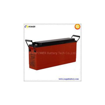Quality Disposable AGM Battery 100ah Front Terminal Gel Battery