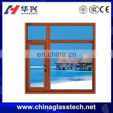 flat&curved size customized pvc fixed windows