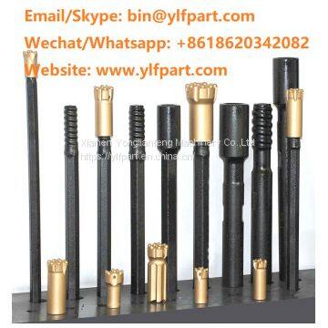 Hard rock drilling tool Atlas spare parts COP1840 Fast Connection Mf Speed Extension Drill speed Rod