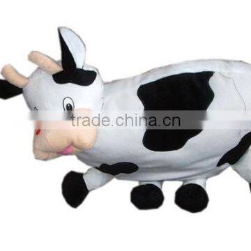 cute plush cow pillow,plush animal pillow