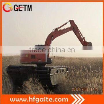 Amphibious excavator with Japanese hydraulic system imported engine and motor