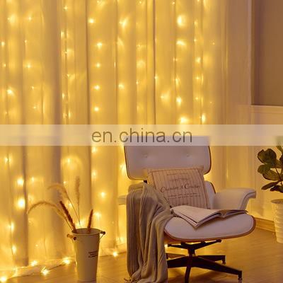 USB Festoon String Light Christmas Decor Home Holiday New Year Fairy Garland Curtain LED String Lamp