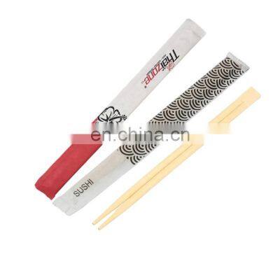 Disposable bamboo Sushi Stick Sanitary pauzinhos de bambu Customized Twins Chopsticks for Wholesale