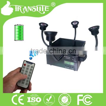 Rechargeable and DMX 4pcs 6in1 plant growth led uplight