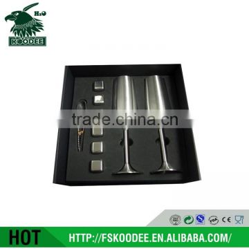 customized promotional stainless steel wine set