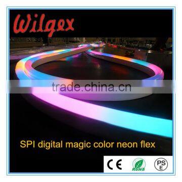 Magic RGB 5050 SMD LED neon flexible strip/tube/rope light