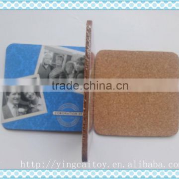 promotion gift cork coaster;mdf with cork coaster ; coaster with cork bottom