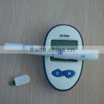 Diabetes glucose meter with Tiny 1ul Blood and Large Screen