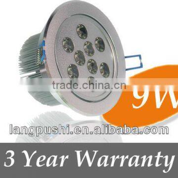 fire rated down light 9w led ceiling light