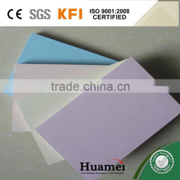 Color Acoustic fiberglass ceiling board with CE certificate and SGS report