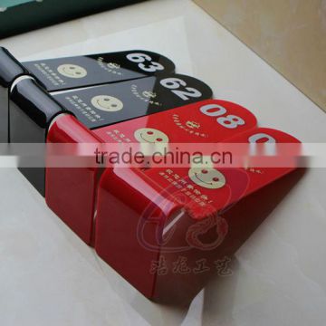 Acrylic Table number Stand for restaurant, Printed plastic table number, whole sale acrylic number plates