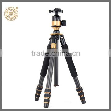 Q1000C camcoder use heavy-duty camera stand carbon fiber video camera stand 2016 hot selling cost effective tripod