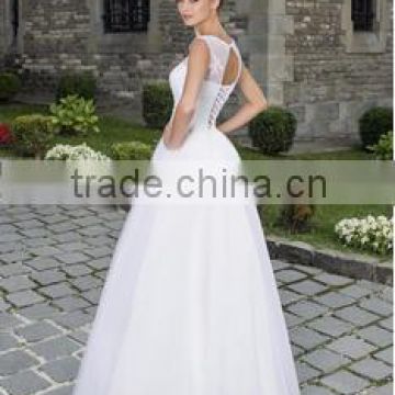 New 2015 Collection Wedding Dress Gown Beaded
