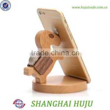 Multiple wooden mobile phone holder in different shape