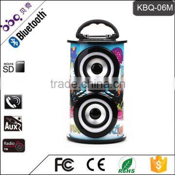 BBQ KBQ-06M 10W 1200mAh Hot Sale Metal Popular Cheap Waterproof Wireless Bluetooth Speakers MP3