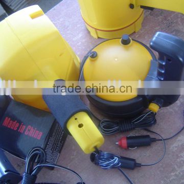 promotional use car Rechargeable Yellow halogen light ce
