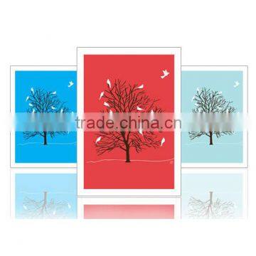 Low costs educational greeting card printed