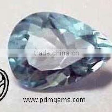 Aquamarine Faceted Cut Pear For Necklaces Greece 9x14 Faceted Aquamarine Pear