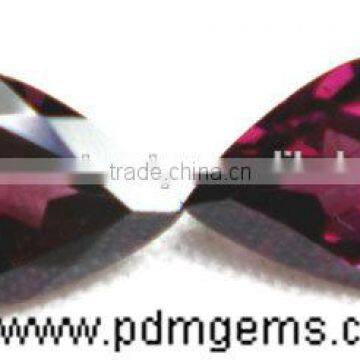 Rhodolite Garnet Pear Cut Faceted Pair For Gold Earring From Manufacturer